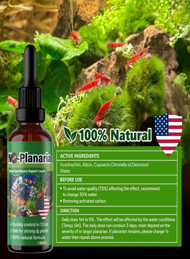 SHUNNIUB No Planaria & Hydra Trap, Aquarium Balance Liquid, 100% Natural Support for Issues Caused by Flat-Bodied Intruders, Promotes Healthy Growth & Reproduction of Shrimp & Fish, 50ml - Image 5